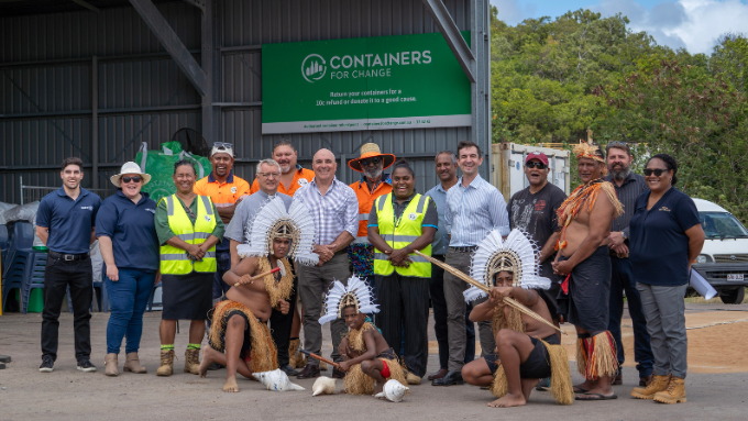 Queensland's northernmost depot celebrates one million containers returned | Containers for Change Queensland